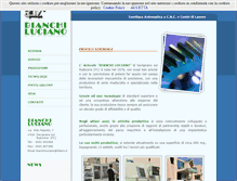 Tablet Screenshot of bianchiluciano.com